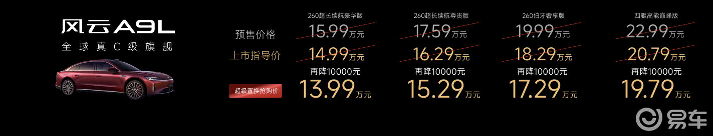 奇瑞风云A9L上市：自主品牌C级新能源车的“技术宣言”